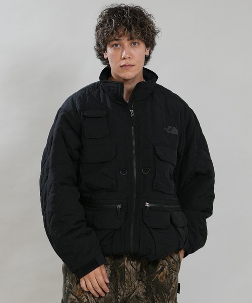 THE NORTH FACE（ザノースフェイス）の「THE NORTH FACE/ザ・ノース・フェイス QUILTING UTLITY JK ジャケット NY82630（その他アウター・メンズ・ブラック/スモークグレー・L/M/XL）」の19枚目の写真