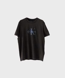 Calvin Klein/ SS 20S ACID WASH MONOLOGO GRAPHIC TEE / 4RG832G 夏服