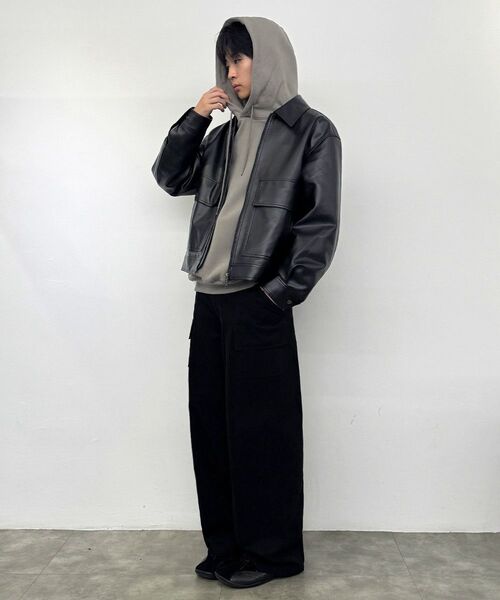 MISEKISEOUL MEN（ミセキソウルメンズ）の「Big flap pocket pants BLACK（その他パンツ・メンズ・その他・1/2/3）」の7枚目の写真