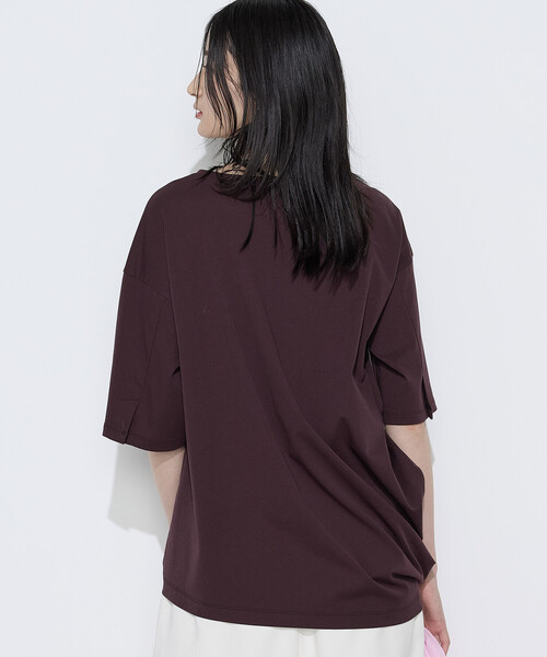 COMME CA(コムサ)の「ドライスムース/スーピマバイオスムース アシンメトリーTシャツ(Tシャツ/カットソー・レディース・ホワイト/トップグレー/ボルドー・7号/9号)」の20枚目の写真