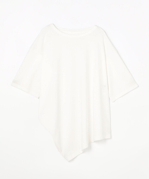 COMME CA(コムサ)の「ドライスムース/スーピマバイオスムース アシンメトリーTシャツ(Tシャツ/カットソー・レディース・ホワイト/トップグレー/ボルドー・7号/9号)」の21枚目の写真