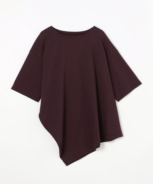 COMME CA(コムサ)の「ドライスムース/スーピマバイオスムース アシンメトリーTシャツ(Tシャツ/カットソー・レディース・ホワイト/トップグレー/ボルドー・7号/9号)」の11枚目の写真
