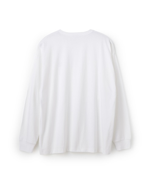FILA（フィラ）の「ESSENTIAL LS TEE WITH CASE / エッセンンシャル　ナガソデティーシャツ（Tシャツ/カットソー・レディース・ブラック/グレー/ホワイト・L/XL/M/S）」の4枚目の写真