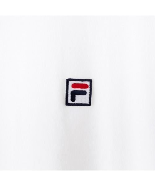 FILA（フィラ）の「ESSENTIAL LS TEE WITH CASE / エッセンンシャル　ナガソデティーシャツ（Tシャツ/カットソー・レディース・ブラック/グレー/ホワイト・L/XL/M/S）」の5枚目の写真