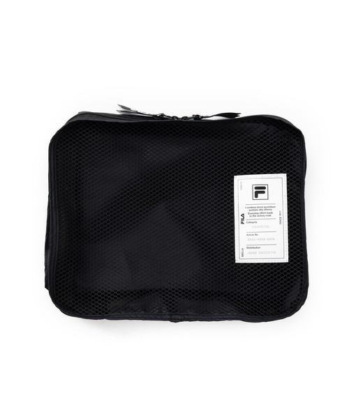 FILA（フィラ）の「ESSENTIAL LS TEE WITH CASE / エッセンンシャル　ナガソデティーシャツ（Tシャツ/カットソー・レディース・ブラック/グレー/ホワイト・L/XL/M/S）」の9枚目の写真