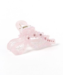 tiny tiny（ティニーティニー）の「リボンフラワーバンスクリップ[tiny tiny(ティニーティニー)]（バレッタ/ヘアクリップ）」