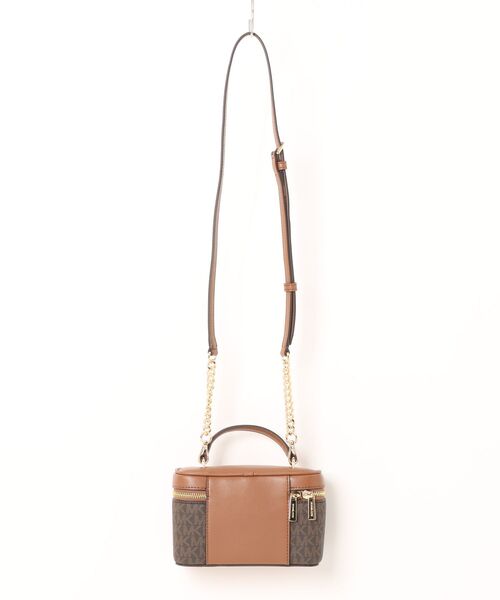 MICHAEL KORS(マイケルコース)の「VIVI ヴァニティ ケース クロスボディバッグ スモール(ショルダーバッグ・レディース・ブラウン・FREE)」の2枚目の写真