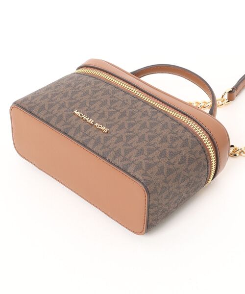 MICHAEL KORS(マイケルコース)の「VIVI ヴァニティ ケース クロスボディバッグ スモール(ショルダーバッグ・レディース・ブラウン・FREE)」の3枚目の写真