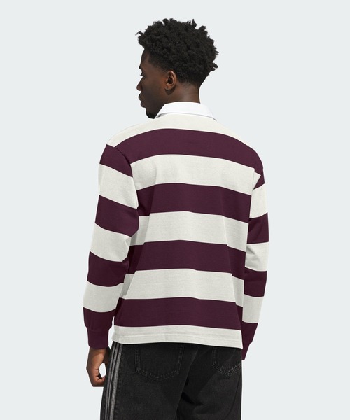 adidas(アディダス)の「アディダス オリジナルス デプト ストライプポロシャツ / アディダスオリジナルス adidas Originals(ポロシャツ・メンズ・ホワイト・XX-LARGE/X-LARGE/X-SMALL/3XL/LARGE/MEDIUM/SMALL)」の2枚目の写真