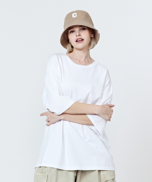 CARGOBROS FOR WOMAN(カーゴブロスフォーウィメン)の「オーガニッククルーネック半袖Tシャツ(ホワイト)(Tシャツ/カットソー・レディース・その他・FREE)」の2枚目の写真