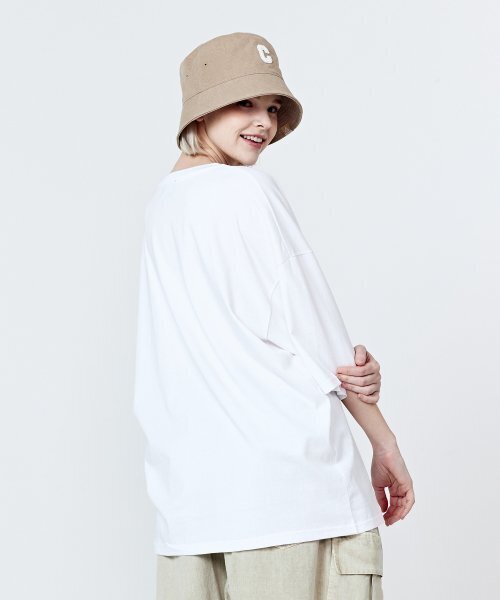 CARGOBROS FOR WOMAN(カーゴブロスフォーウィメン)の「オーガニッククルーネック半袖Tシャツ(ホワイト)(Tシャツ/カットソー・レディース・その他・FREE)」の3枚目の写真
