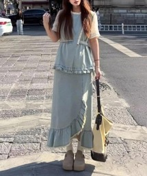 デニムセットアップ