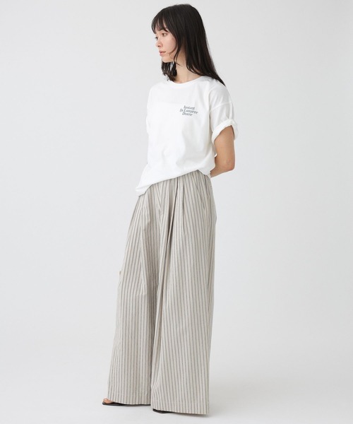 ＋81BRANCA（ハチイチブランカ）の「【81BRANCA】＜別注＞Petillant TEE（Tシャツ/カットソー・レディース・グレー/ホワイト・フリー）」の17枚目の写真