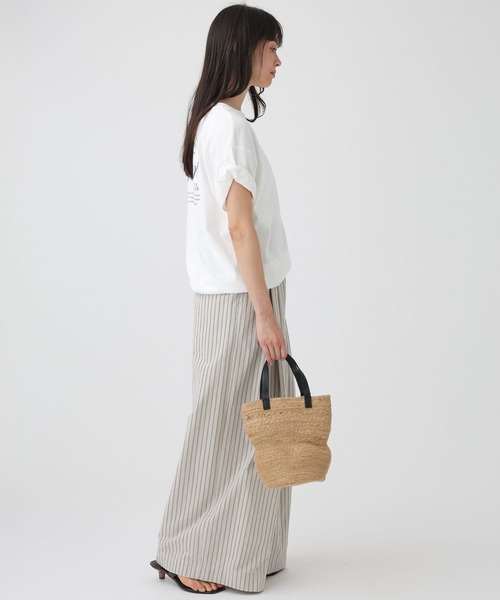 ＋81BRANCA（ハチイチブランカ）の「【81BRANCA】＜別注＞Petillant TEE（Tシャツ/カットソー・レディース・グレー/ホワイト・フリー）」の18枚目の写真