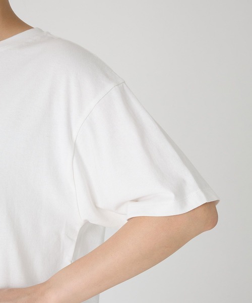＋81BRANCA（ハチイチブランカ）の「【81BRANCA】＜別注＞Petillant TEE（Tシャツ/カットソー・レディース・グレー/ホワイト・フリー）」の9枚目の写真