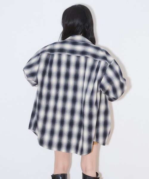 CIAOPANIC TYPY(チャオパニックティピー)の「ミリオンドライチェックネルシャツ(シャツ/ブラウス・レディース・レッド/ブラック/グリーン・LARGE/MEDIUM)」の8枚目の写真