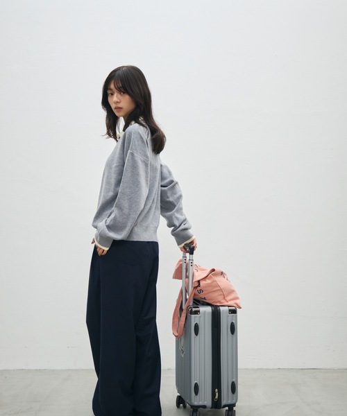 UNDERSTATEMENTs(アンダーステイトメント)の「【ユニセックス】配色レイヤードニットポロ(ポロシャツ・メンズ・グレー/ブラック/ブラウン・LARGE/MEDIUM)」の22枚目の写真