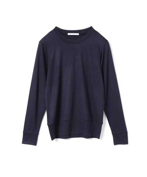 MARMARMAR(マーマーマー)の「MARMARMAR ニットライクウールプルオーバー(Tシャツ/カットソー・レディース・ブラウン/ブラック/ネイビー/アイボリー・FREE)」の4枚目の写真