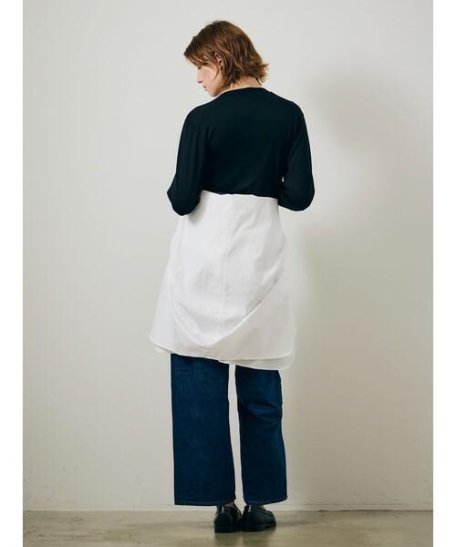 MARMARMAR(マーマーマー)の「MARMARMAR ニットライクウールプルオーバー(Tシャツ/カットソー・レディース・ブラウン/ブラック/ネイビー/アイボリー・FREE)」の11枚目の写真