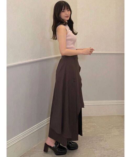 MERCURYDUO(マーキュリーデュオ)の「イレヘムトレンチスカート(スカート・レディース・ベージュ/ブラウン・FREE)」の18枚目の写真
