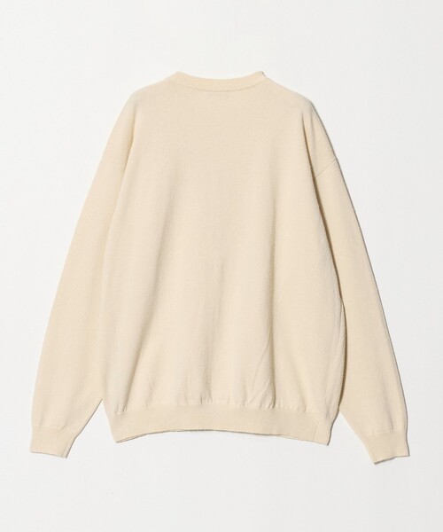 BEAUTY&YOUTH UNITED ARROWS(ビューティーアンドユースユナイテッドアローズ)の「フェザーヤーン クルーネック カーディガン ウォッシャブル(カーディガン/ボレロ・メンズ・ナチュラル/ブラック・S/M/XL/L)」の6枚目の写真