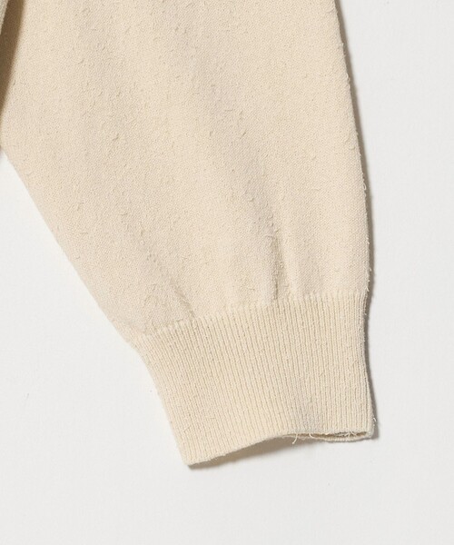 BEAUTY&YOUTH UNITED ARROWS(ビューティーアンドユースユナイテッドアローズ)の「フェザーヤーン クルーネック カーディガン ウォッシャブル(カーディガン/ボレロ・メンズ・ナチュラル/ブラック・S/M/XL/L)」の13枚目の写真