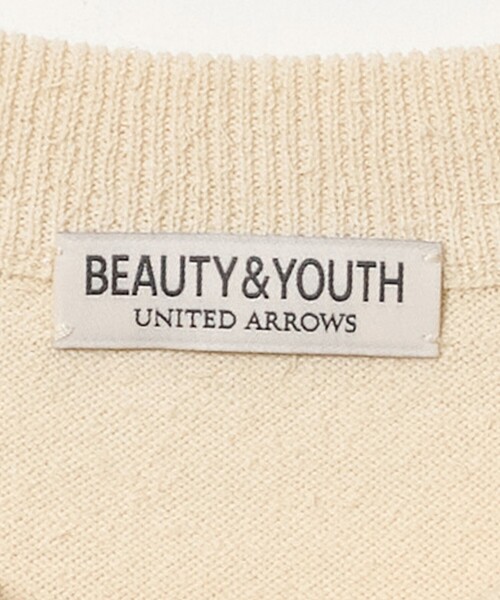 BEAUTY&YOUTH UNITED ARROWS(ビューティーアンドユースユナイテッドアローズ)の「フェザーヤーン クルーネック カーディガン ウォッシャブル(カーディガン/ボレロ・メンズ・ナチュラル/ブラック・S/M/XL/L)」の19枚目の写真