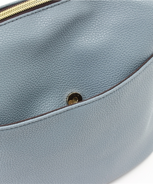 INTERPLANET WINGS（インタープラネットウィング）の「カラー合皮バッグ（トートバッグ・レディース・オレンジ/ブルー/グリーン/アイボリー・FREE）」の9枚目の写真