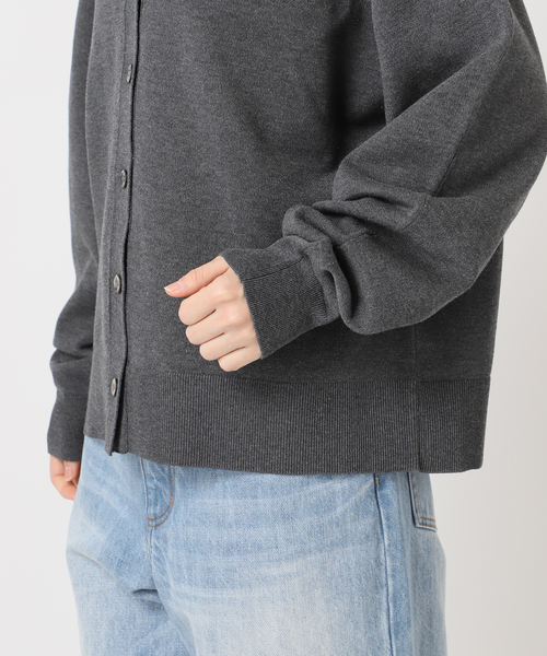 plage(プラージュ)の「《一部店舗・WEB限定追加》sweat kn nuance カーディガン 2(カーディガン/ボレロ・レディース・チャコールグレー/ライトグレー・FREE)」の3枚目の写真