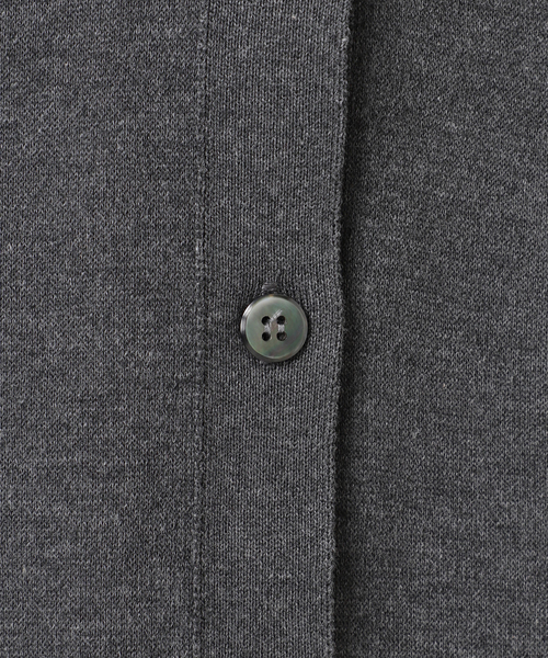 plage(プラージュ)の「《一部店舗・WEB限定追加》sweat kn nuance カーディガン 2(カーディガン/ボレロ・レディース・チャコールグレー/ライトグレー・FREE)」の4枚目の写真
