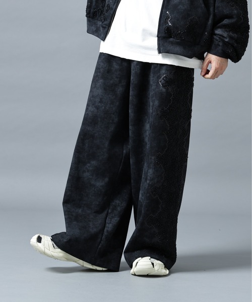 DANKE SCHON（ダンケシェーン）の「DankeSchon/ダンケシェーン/BIJOU SWEAT PANTS（スウェットパンツ・メンズ・グレー/ブラック・L/M）」の3枚目の写真