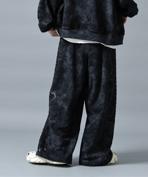 DANKE SCHON（ダンケシェーン）の「DankeSchon/ダンケシェーン/BIJOU SWEAT PANTS（スウェットパンツ・メンズ・グレー/ブラック・L/M）」の4枚目の写真