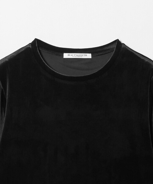 BEAUTY&YOUTH UNITED ARROWS(ビューティーアンドユースユナイテッドアローズ)の「ベロア ロングスリーブTシャツ ウォッシャブル(Tシャツ/カットソー・レディース・オフホワイト/ダークブラウン/ブラック・FREE)」の18枚目の写真