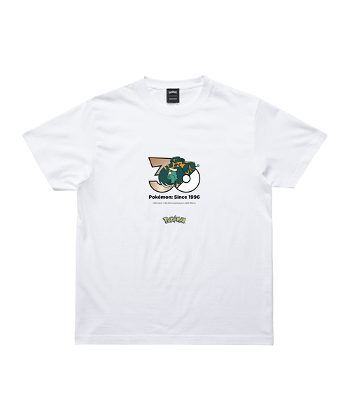 ZOZOSPOT(ゾゾスポット)の「Pokemon 30th Anniversary 1025 T-shirt 「ダイオウドウ」(Tシャツ/カットソー・レディース・ホワイト・160cm/150cm/140cm/130cm/120cm/110cm/100cm/XXX-LARGE/XX-LARGE/X-LARGE/LARGE/MEDIUM/SMALL)」の1枚目の写真