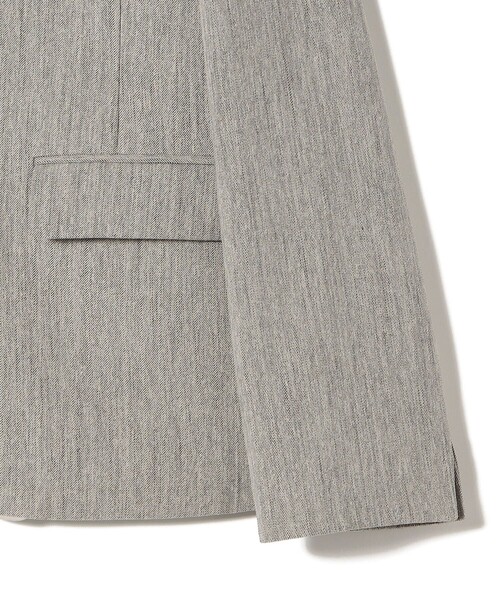 SHIPS（シップス）の「〈洗濯機可能〉FUNCTION ツイル ジャケット 26AW（ノーカラージャケット・レディース・ネイビー/ベージュ系・40/38/36/34）」の21枚目の写真