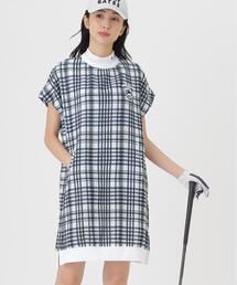 に*す様 定価4.8万 0 パーリーゲイツ シワ防止 ワンピース チェック柄 ビ PEARLY GATES｜パーリーゲイツのワンピース/ドレス通販 - ZOZOTOWN