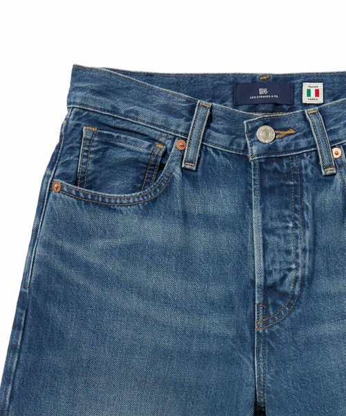 Levi's（リーバイス）の「Levi's/リーバイス BLUETAB(TM) ハイライズ フレアジーンズ（デニムパンツ・レディース・ダークインディゴブルー・26inch/25inch/24inch/23inch/28inch/27inch）」の8枚目の写真
