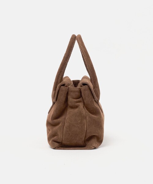 AULENTTI(オウレンティ)の「<AULENTTI>スエード フラップ ボストンバッグ(ボストンバッグ・レディース・ブラウン系/オリーブ・FREE)」の11枚目の写真