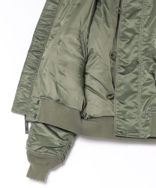 Alpha Industries(アルファインダストリーズ)の「ALPHA-N-2B・HERITAGE FIT PARKA(その他アウター・メンズ・ブラック/カーキ・L/M)」の15枚目の写真
