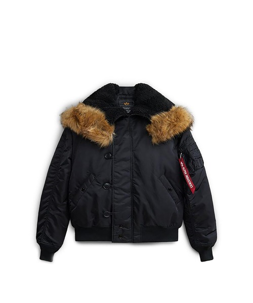 Alpha Industries(アルファインダストリーズ)の「ALPHA-N-2B・HERITAGE FIT PARKA(その他アウター・メンズ・ブラック/カーキ・L/M)」の11枚目の写真