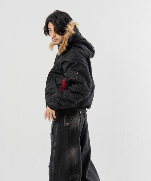 Alpha Industries(アルファインダストリーズ)の「ALPHA-N-2B・HERITAGE FIT PARKA(その他アウター・メンズ・ブラック/カーキ・L/M)」の20枚目の写真