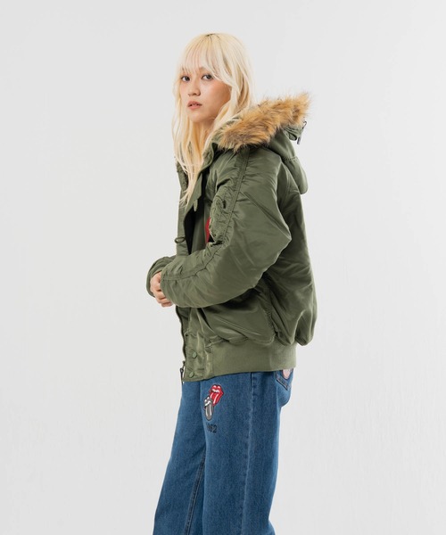Alpha Industries(アルファインダストリーズ)の「ALPHA-N-2B・HERITAGE FIT PARKA(その他アウター・メンズ・ブラック/カーキ・L/M)」の8枚目の写真