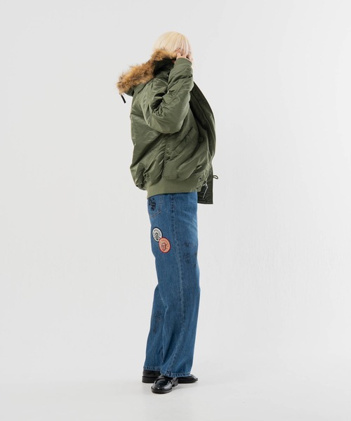 Alpha Industries(アルファインダストリーズ)の「ALPHA-N-2B・HERITAGE FIT PARKA(その他アウター・メンズ・ブラック/カーキ・L/M)」の9枚目の写真