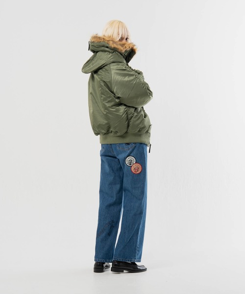 Alpha Industries(アルファインダストリーズ)の「ALPHA-N-2B・HERITAGE FIT PARKA(その他アウター・メンズ・ブラック/カーキ・L/M)」の10枚目の写真