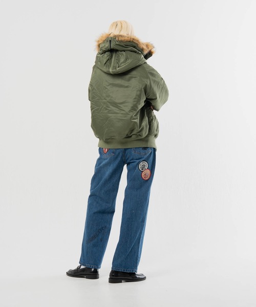 Alpha Industries(アルファインダストリーズ)の「ALPHA-N-2B・HERITAGE FIT PARKA(その他アウター・メンズ・ブラック/カーキ・L/M)」の16枚目の写真