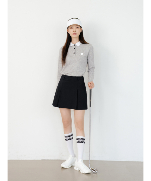 NITINA(ニティナ)の「エアロフィット 長袖襟付きTシャツ M/GY(Tシャツ/カットソー・レディース・グレー・SMALL/MEDIUM)」の5枚目の写真