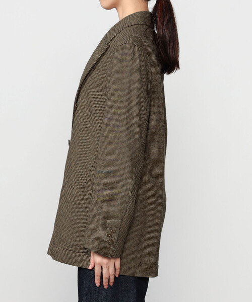 Bshop(ビショップ)の「CHEMISE D'ADAM | 〈別注〉SHIRT JACKET BROWN WOMEN(テーラードジャケット・レディース・ブラウン系その他・36)」の4枚目の写真