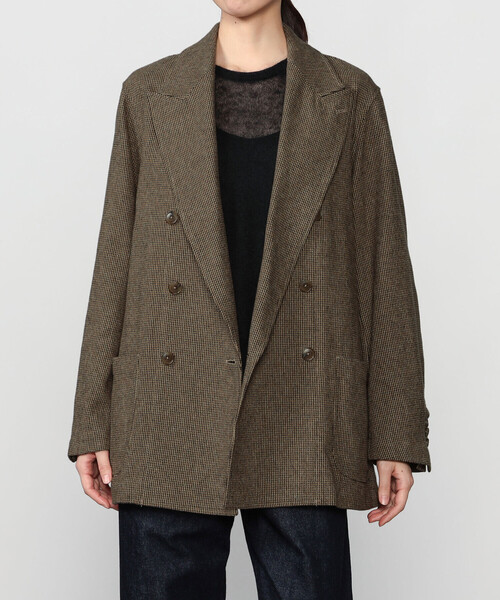 Bshop(ビショップ)の「CHEMISE D'ADAM | 〈別注〉SHIRT JACKET BROWN WOMEN(テーラードジャケット・レディース・ブラウン系その他・36)」の6枚目の写真