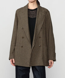 CHEMISE D'ADAM | 〈別注〉SHIRT JACKET BROWN WOMEN