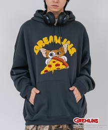 【Gremlins/グレムリン】【ユニセックスデザインでリンクコーデにも◎】裏起毛プルオーバーパーカー フーディ 保温 キャラクター ギズモ